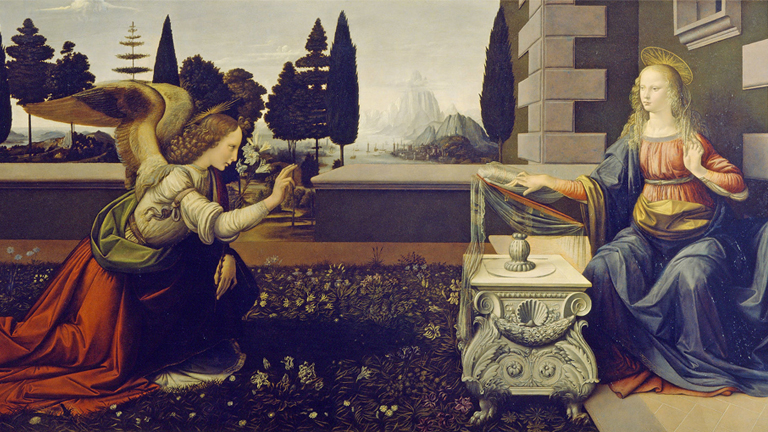 Da Vinci's Annunciation