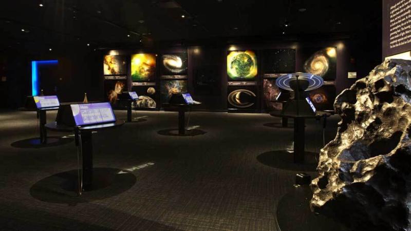 A photo of the Cosmic Lights exhibit.