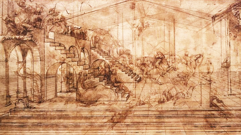 leonardo da vinci paintings and drawings