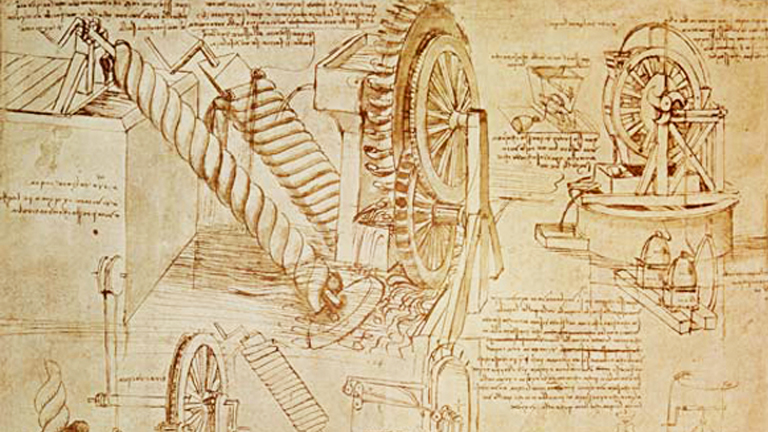 Water Wheel Sketch