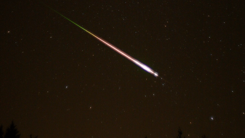 A Leonid meteor