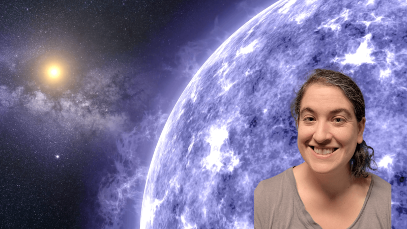 Talia with an image of a blue star