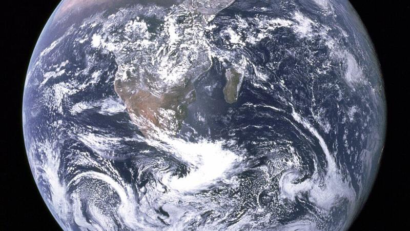 The Earth portrait known as “The Blue Marble”, taken by the Apollo 17 crew. Credit: NASA