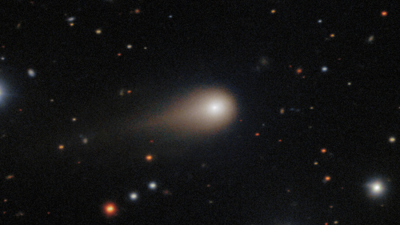 A recent image of the interstellar object 3I/ATLAS from the Gemini South Telescope. Credit: Gemini Observatory/NOIRLab/NSF/AURA