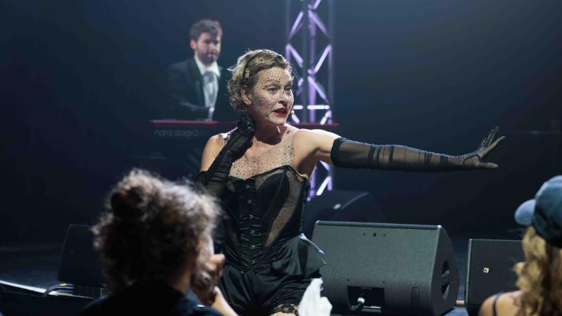 A photograph from the show, My Marlene