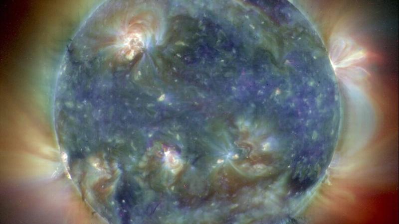 Our Sun, seen here in ultraviolet light only, has had an interesting history. Credit: SOHO/ESA/NASA