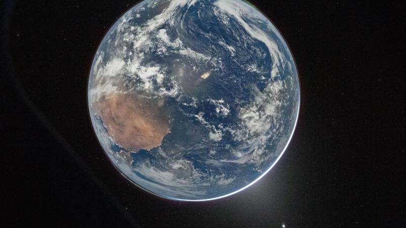 This image of the Earth was taken by the Artemis 2 astronauts on their way to the Moon in April 2026. Credit: NASA/Reid Wiseman