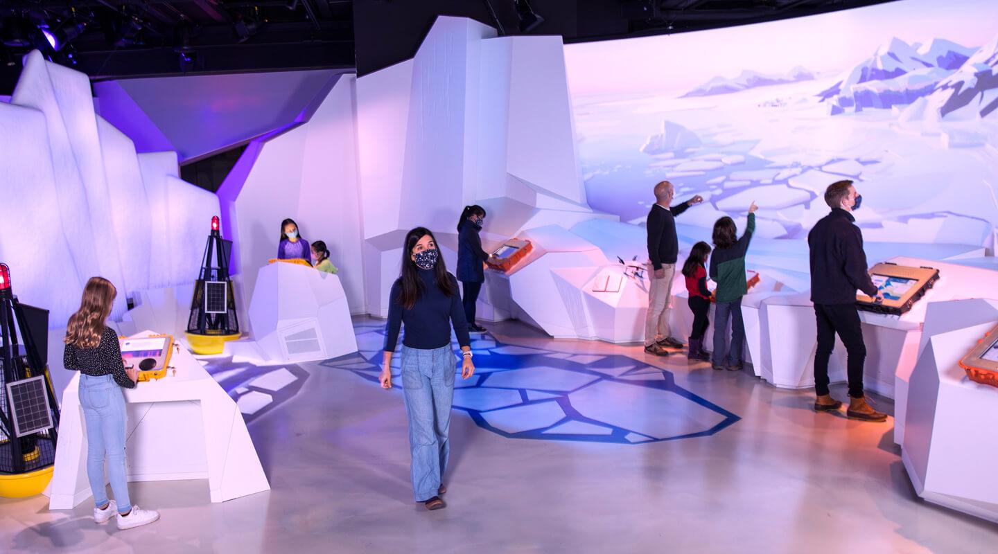 Guests exploring Arctic Adventure.