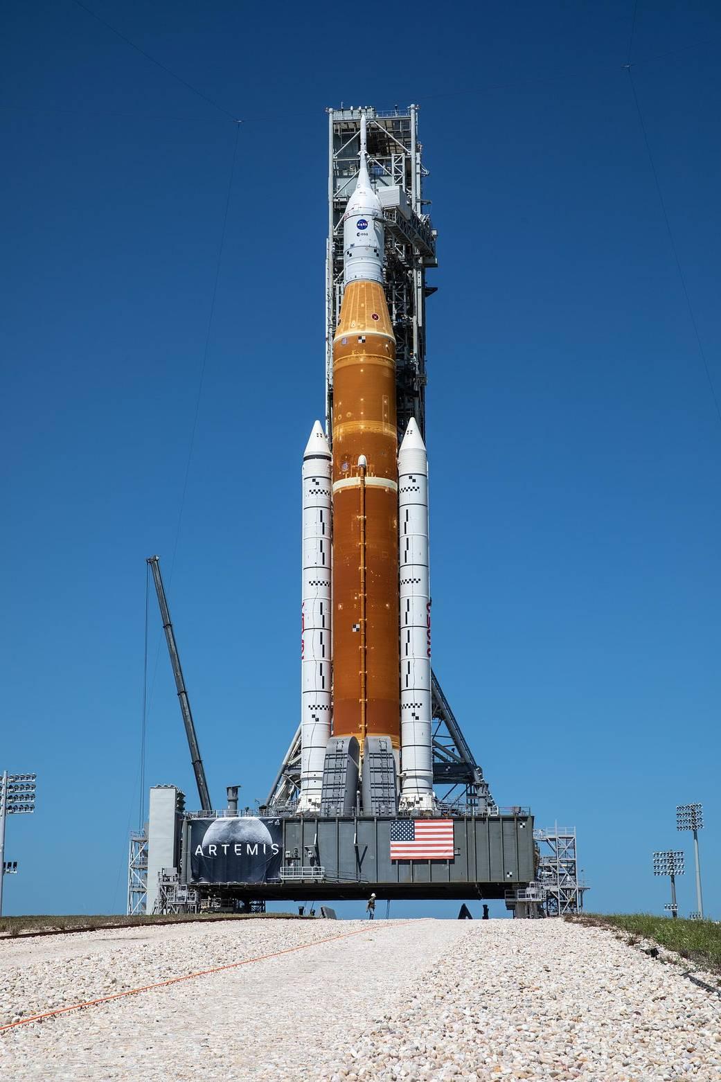 The Artemis I mission was launched aboard the Space Launch System. Credit: NASA/Kim Shiflett