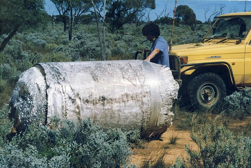Debris from Skylab in Western Australia. Credit: Geoff Grewar