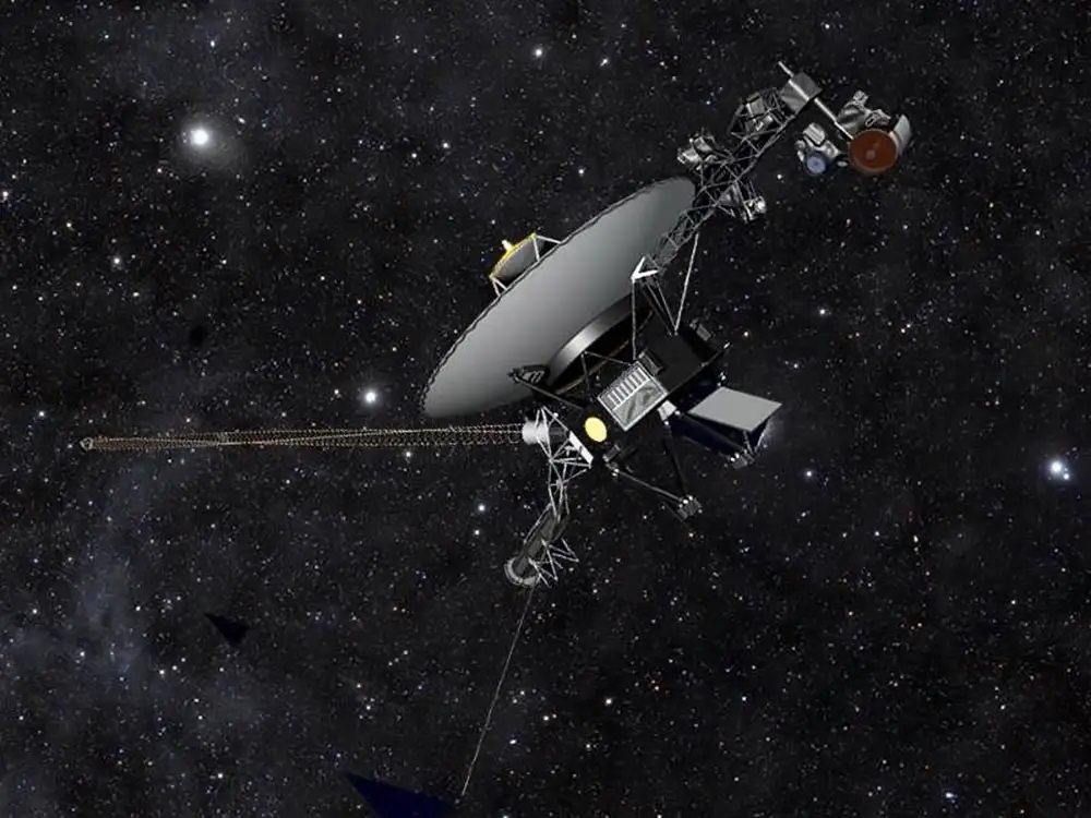 Voyager 1 will keep heading farther and farther out into space. Credit; NASA/JPL-Caltech