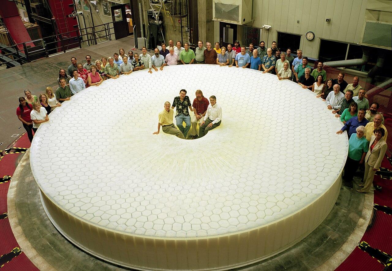 The size of the Simonyi Telescope’s primary mirror. Credit: Howard Lester/Rubin Observatory