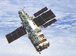 The Soviet space station Salyut 7. Credit: Crew of Soyuz T-13