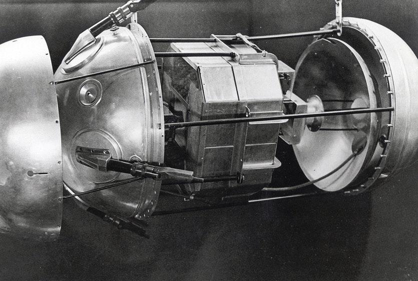 The inner workings of Sputnik 1. Credit: Fine Art Images/Heritage Images/Getty