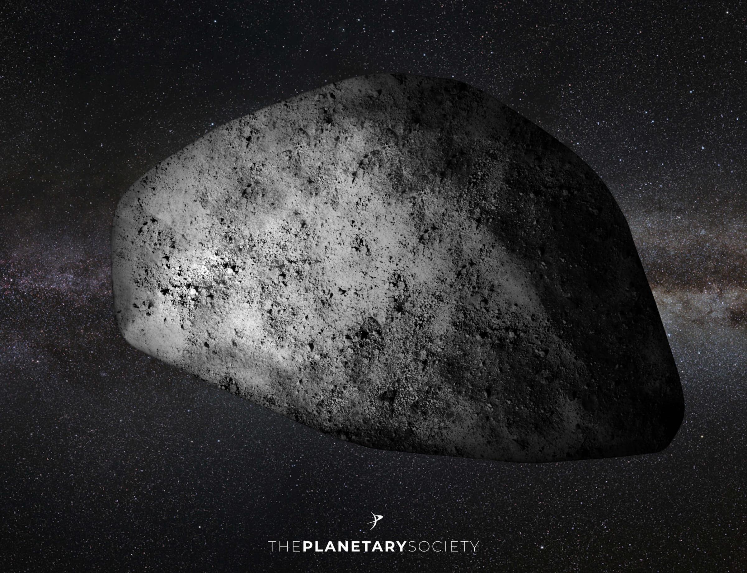 An artist’s rendition of the asteroid Apophis. Credit: The Planetary Society