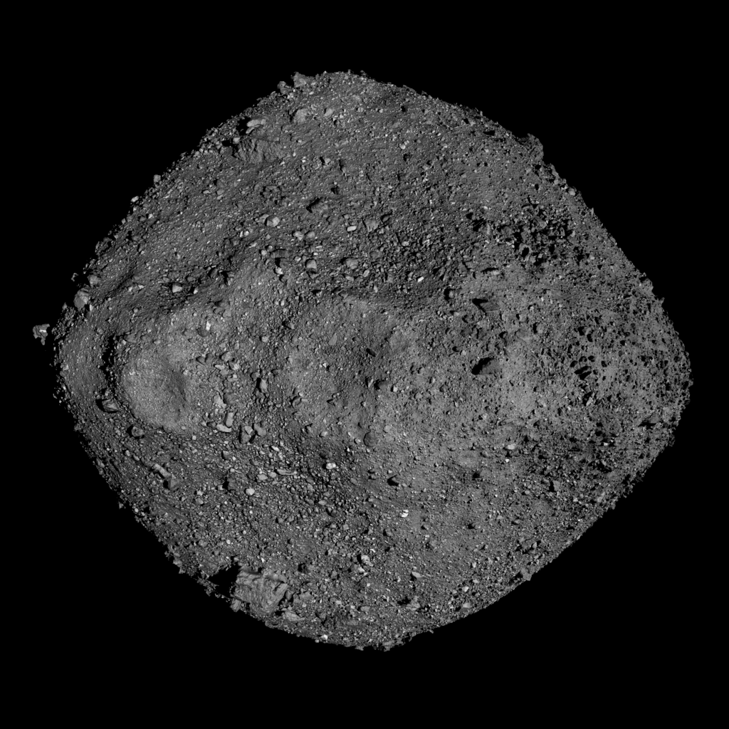The asteroid Bennu as seen by the OSIRIS-REx spacecraft. Credit: NASA/Goddard/University of Arizona