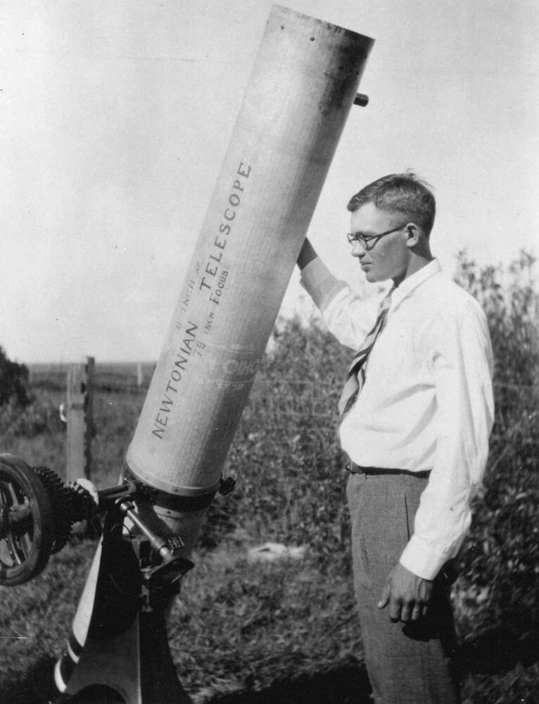 Clyde Tombaugh, the discoverer of Pluto. Credit: Wikipedia Commons