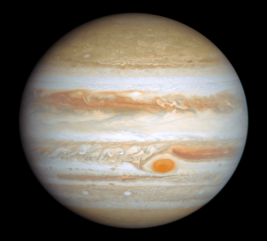 Jupiter’s wanderings may have helped shape the modern solar system. Credit: NASA/STScI