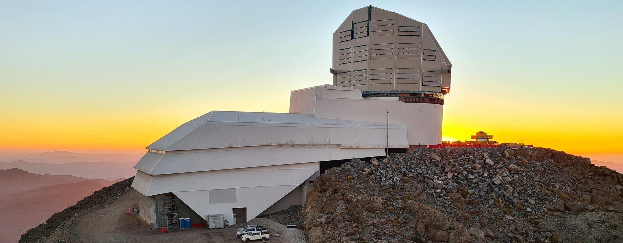 The Vera C. Rubin Observatory, which is about to achieve first light. Credit: Rubin Observatory/NSF/AURA