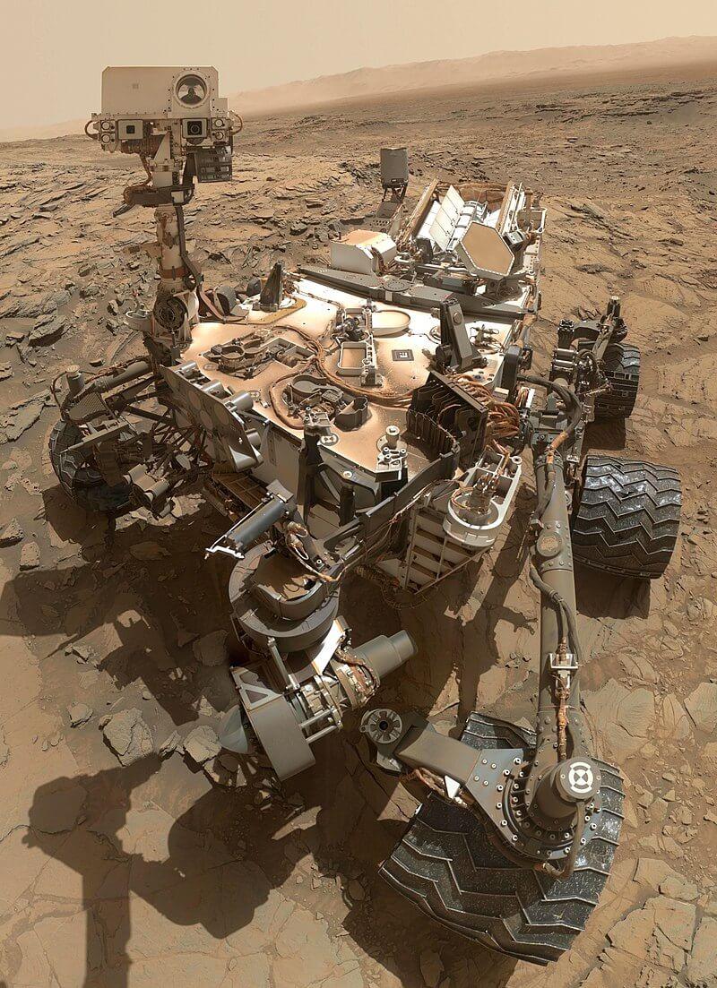 The Curiosity rover is one of two rovers currently exploring the surface of Mars, along with its sibling Perseverance. Credit: NASA