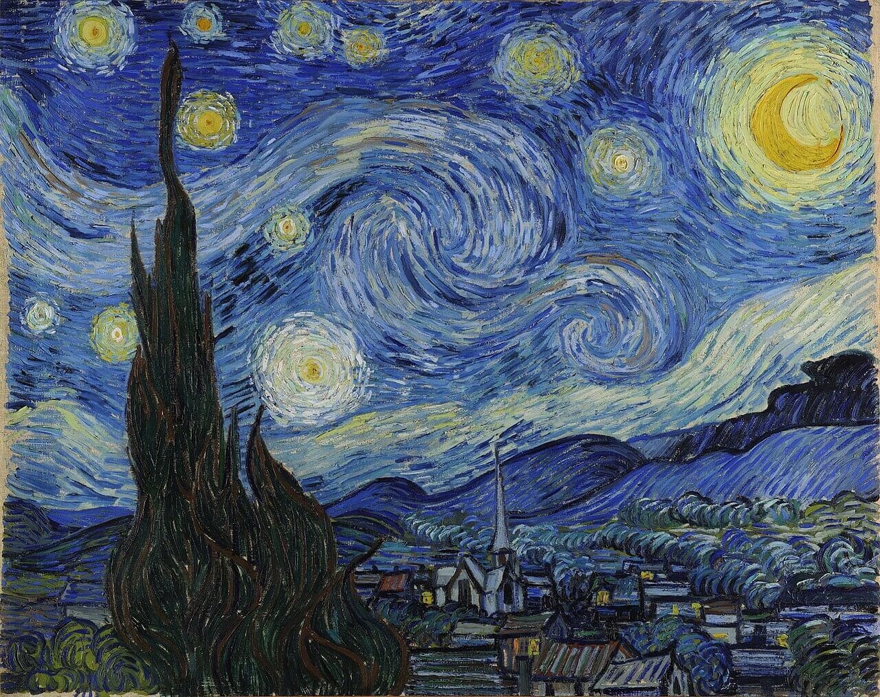 Van Gogh’s famous painting “Starry Night” could not be made at the same site today—the Milky Way, so prominently featured in the painting, is no longer visible in that place. Credit: Wikipedia Commons