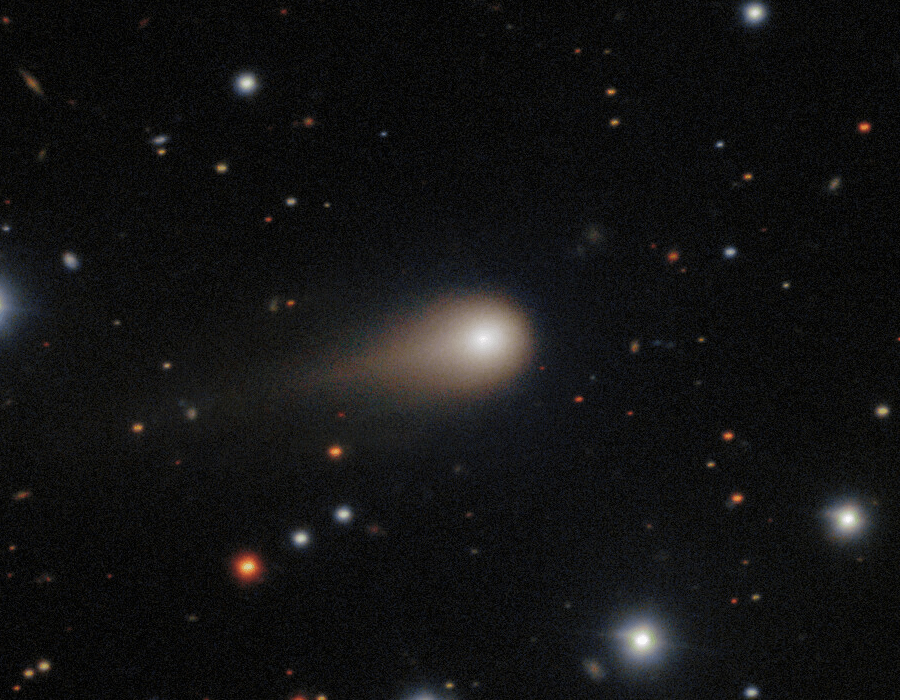 A recent image of the interstellar object 3I/ATLAS from the Gemini South Telescope. Credit: Gemini Observatory/NOIRLab/NSF/AURA