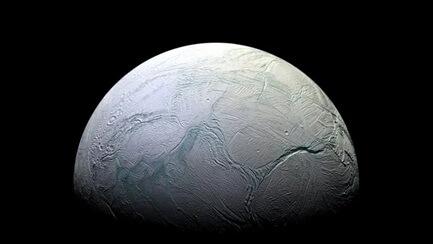 Enceladus may be one of the products of the mess left behind after a series of interactions among older inner moons of Saturn. Credit: NASA/JPL-Caltech