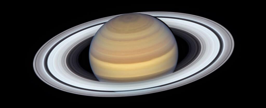 Saturn’s famous rings are a young feature in our solar system. Credit: NASA/ESA/A. Simon/M. H. Wong/OPAL Team