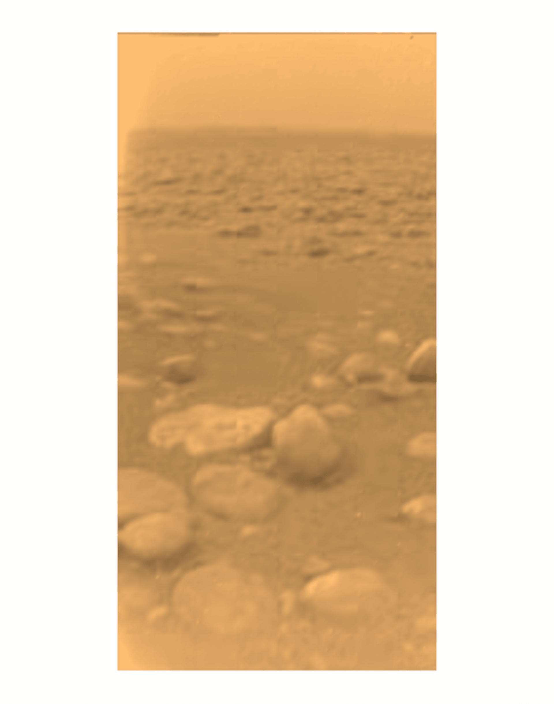 This image was sent back from the surface of Saturn’s moon Titan by the Huygens spacecraft. Credit: NASA/ESA/JPL-Caltech/University of Arizona
