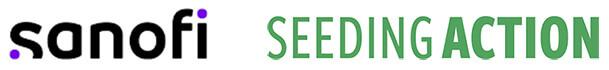 Sanofi, Seeding Action logos
