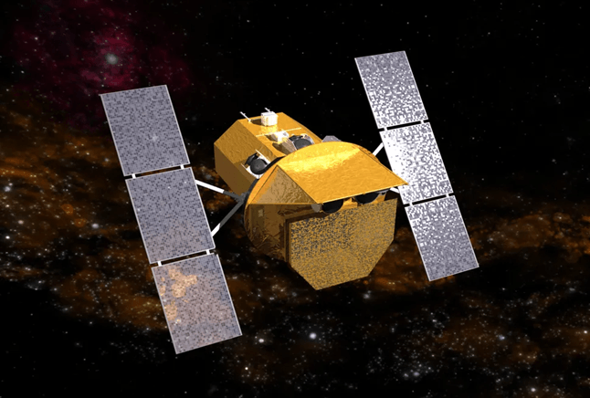 An artist’s depiction of the Neil Gehrels Swift Observatory. Credit: NASA