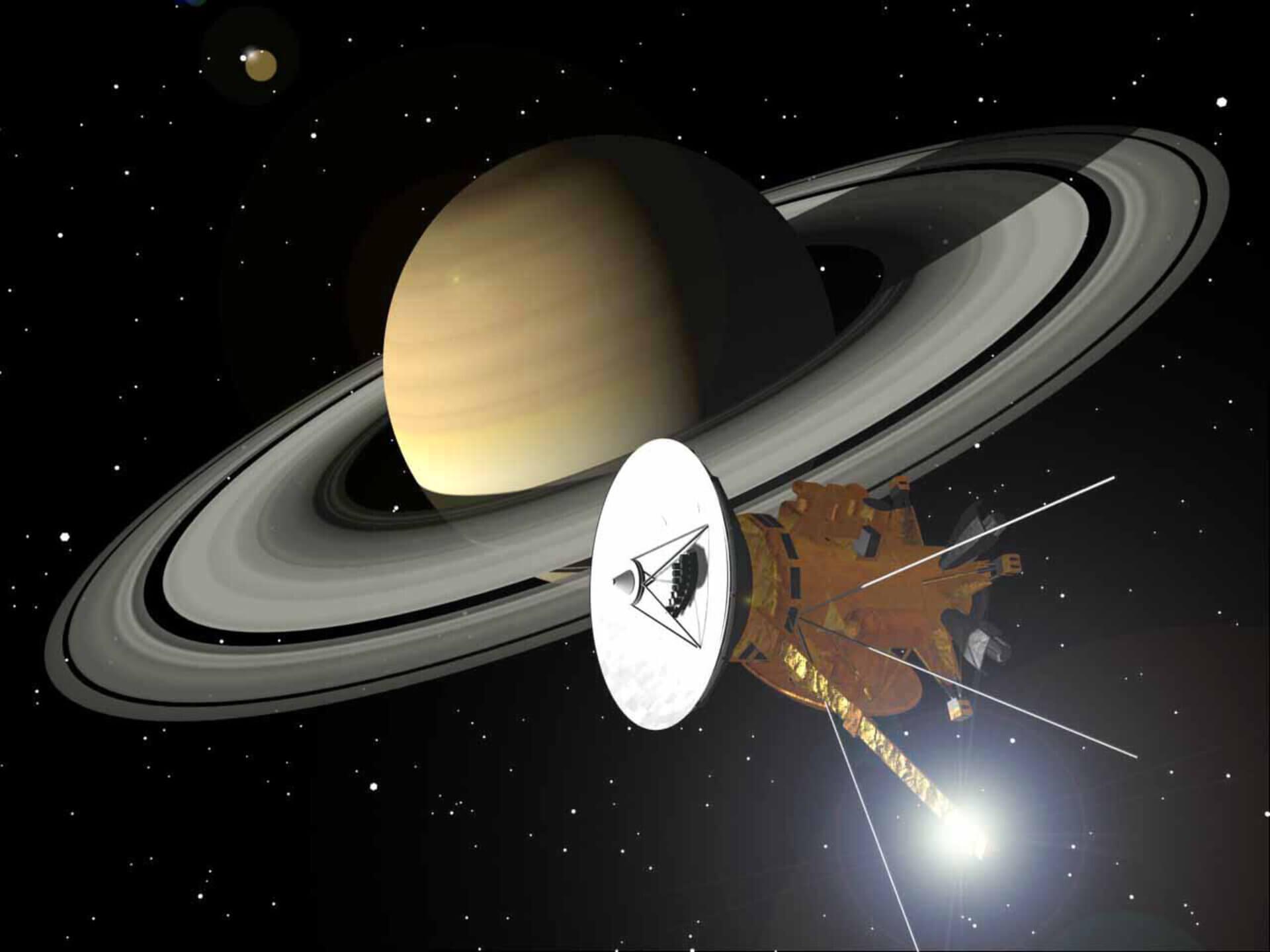 Even the great Cassini mission to Saturn was once no more than a wish. Credit: NASA