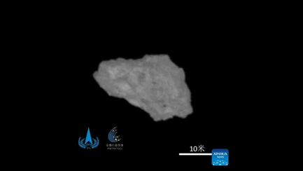This image from the Tianwen-2 spacecraft is our first up-close look at the quasi-moon Kamo’oalewa. Credit: CNSA