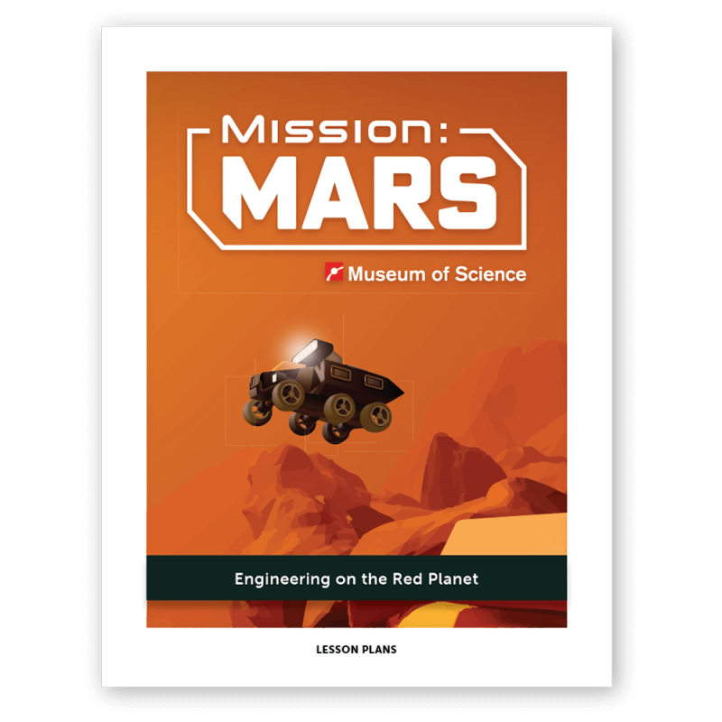 The cover of the Mission: Mars Educator Guide.