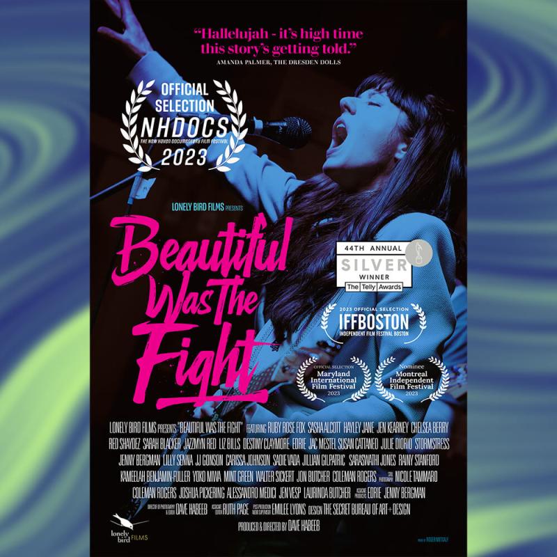The cover of the documentary Beautiful Was the Fight.