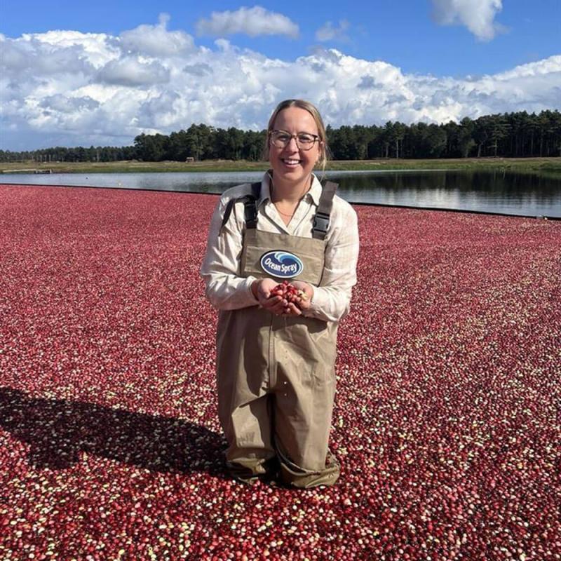 Bridget Callahan, Associate Sustainability Manager at Ocean Spray Cranberries