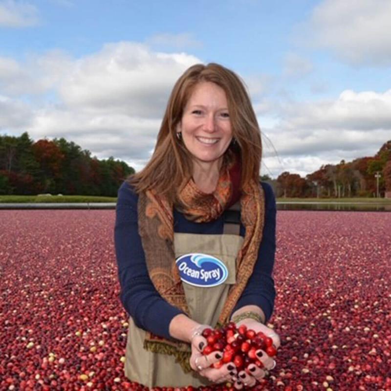 Katy Galle, Senior Vice President of Research, Development & Sustainability at Ocean Spray Cranberries