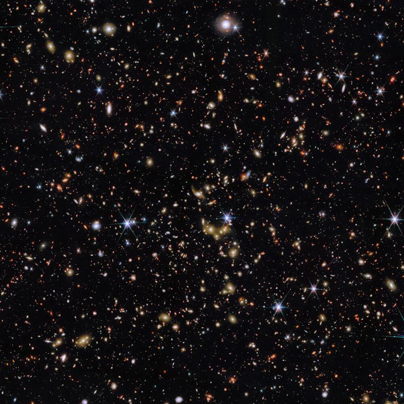 Image from Webb telescope of many universes